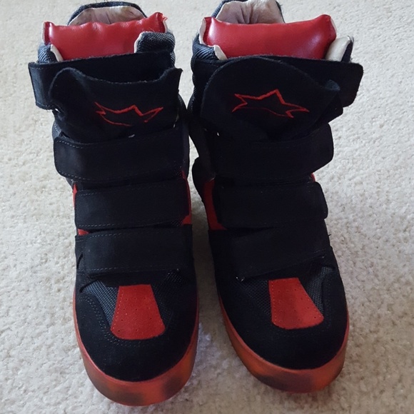 NIB Ishikawa Hidden Heel Hi Tops - Picture 3 of 8